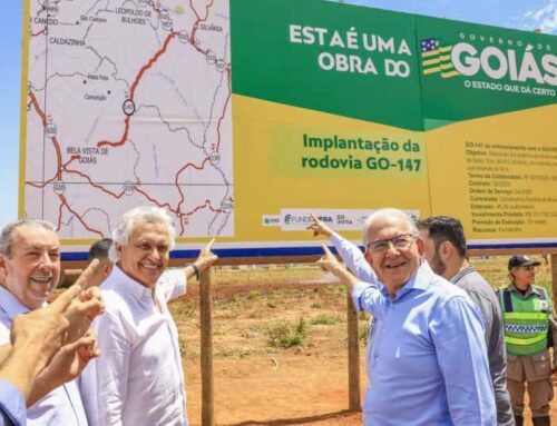Caiado dá largada para pavimentação da GO-147, entre Bela Vista e Silvânia
