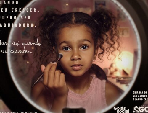 Campanha publicitária do Governo de Goiás alerta sobre adultização de crianças