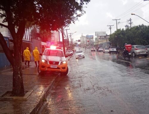 Goiânia está em  alerta laranja para pancadas de chuva