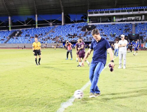 “Goiás vive um momento especial no esporte e na cultura, enfatizou Daniel Vilela durante Futebol Solidário