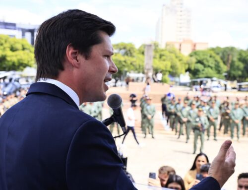 “A vida do bandido vai piorar”, afirma Daniel Vilela durante entrega de helicópteros policiais