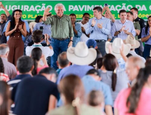 Caiado conclui 100% de integração asfáltica com pavimentação da GO-154 em Bonópolis