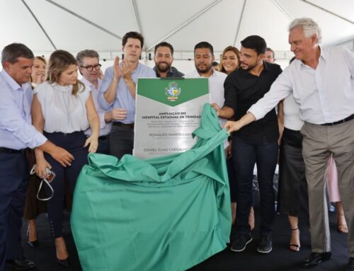 Caiado e Daniel Vilela inauguram nova expansão do Hospital Estadual de Trindade