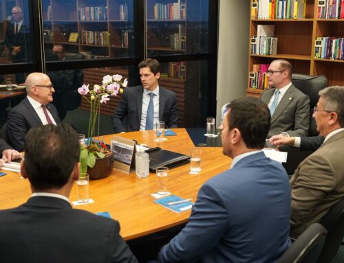 Daniel Vilela se reúne com ministro do STF e articula redistribuição de royalties do petróleo antes do julgamento