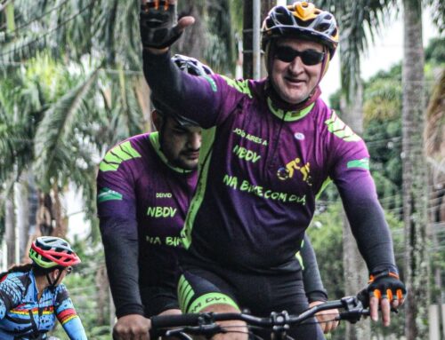 Pedal de pessoas com deficiência visual visita o Centro Cultural Martim Cererê