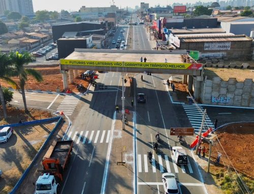Mabel libera primeira pista lateral do viaduto da Leste-Oeste