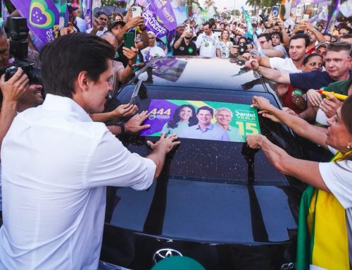 Pra Goiás Seguir em Frente mobiliza Aparecida de Goiânia em grande adesivaço de campanha
