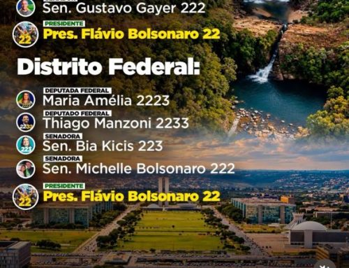 Eduardo Bolsonaro ignora Wilder ao pedir votos para candidatos em Goiás