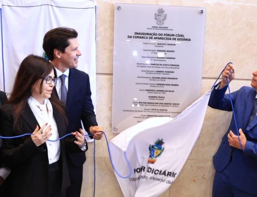 Daniel Vilela destaca importância do judiciário na inauguração do novo Fórum Cível de Aparecida