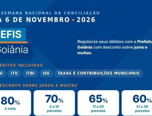 Refis Goiânia: contribuinte pode obter descontos de até 80% para regularização de débitos municipais